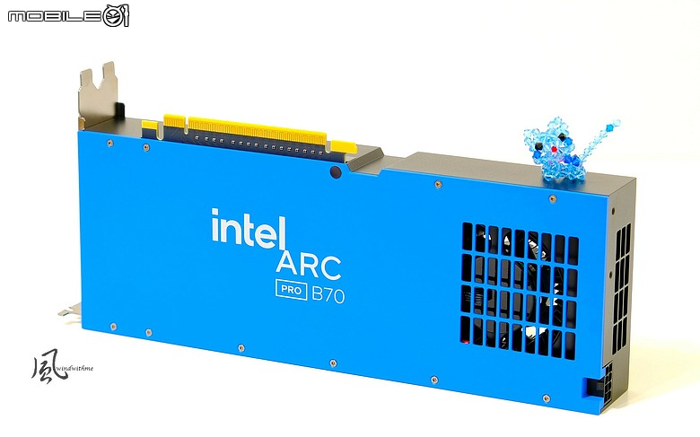 點我看大圖 最平價32GB顯卡:Intel Arc Pro B70開箱與OpenClaw龍蝦使用心得