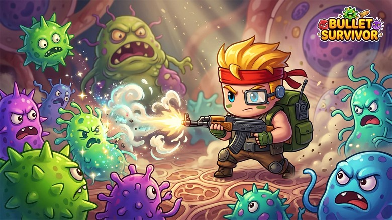 《Bullet Survivor - TD Shooter》子彈倖存者 7月21日正式上線 融合塔防、Roguelike、割草射擊與自動戰鬥玩法 | 面對病毒大軍 收集強力技能、升級武器 掃蕩滿屏敵人