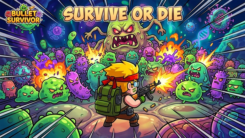 《Bullet Survivor - TD Shooter》子彈倖存者 7月21日正式上線 融合塔防、Roguelike、割草射擊與自動戰鬥玩法 | 面對病毒大軍 收集強力技能、升級武器 掃蕩滿屏敵人