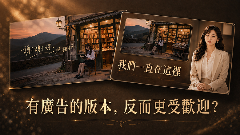 【影片效益分享】有廣告的版本,反而更受歡迎?※ 補充實際付費推播數據截圖
