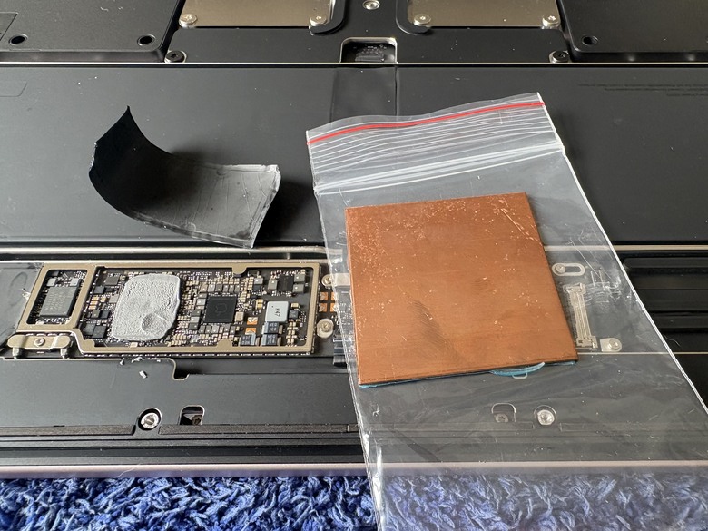 macbook neo導熱散熱墊diy