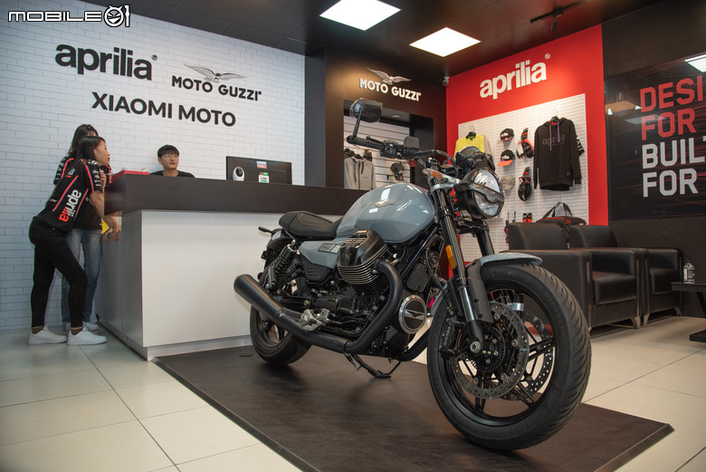點我看大圖 高屏車友賞車新據點!Aprilia、MOTO GUZZI進駐高雄!小米二輪升格3S通路,服務再升級