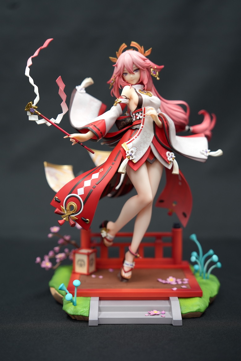 APEX 1/7《原神》八重神子 浮世笑百姿 Ver. 開箱! 原神人物模型誠意之作
