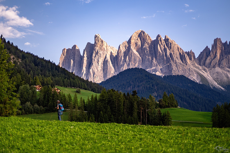 點我看大圖 2024瑞士義大利山脈之旅之19、0827 Panorama di Santa Maddalena富內斯山谷