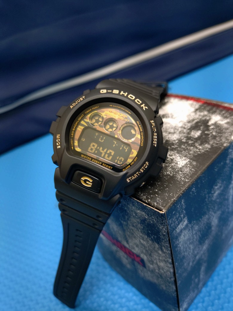 開箱：G-SHOCK 黑金迷彩 DW-6900CF