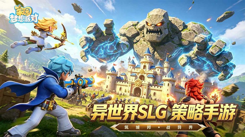 《家園：夢想派對》7月2日 開啟測試 Q萌異世界畫風 療癒系模擬經營×輕策略冒險手遊 | 化身莊園主 在魔物侵襲的希德大陸重建家園 透過種田、收集資源、建設莊園 一步步守護瀕危的世界樹