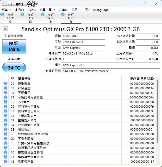 Sandisk Optimus GX Pro 8100／850X 固態硬碟實測 回歸本家後的重新出發之作