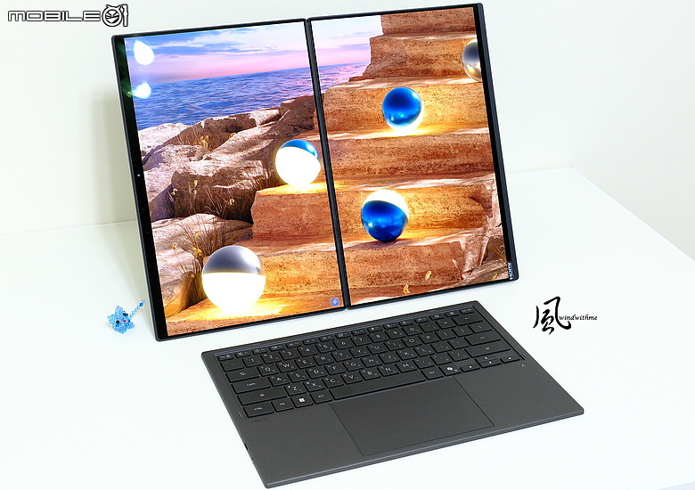 點我看大圖 ASUS ZenBook Duo摺疊雙螢幕搭載Intel X9 388H開箱深度解析