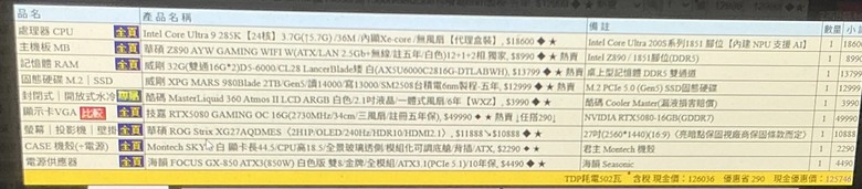 新手組電腦請求一些建議