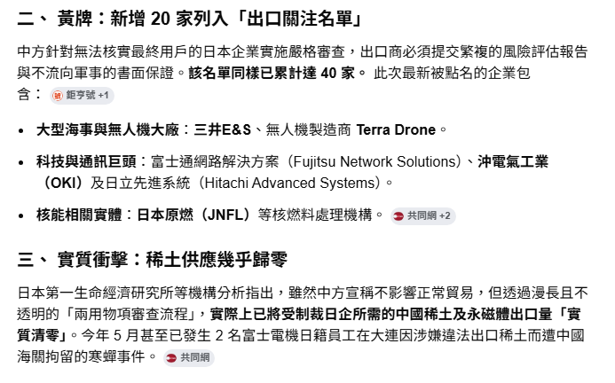 中國商務部於 2026 年 6 月 29 日發布第 27 號公告，再度新增 40 家日本實體納入制裁與審查清單