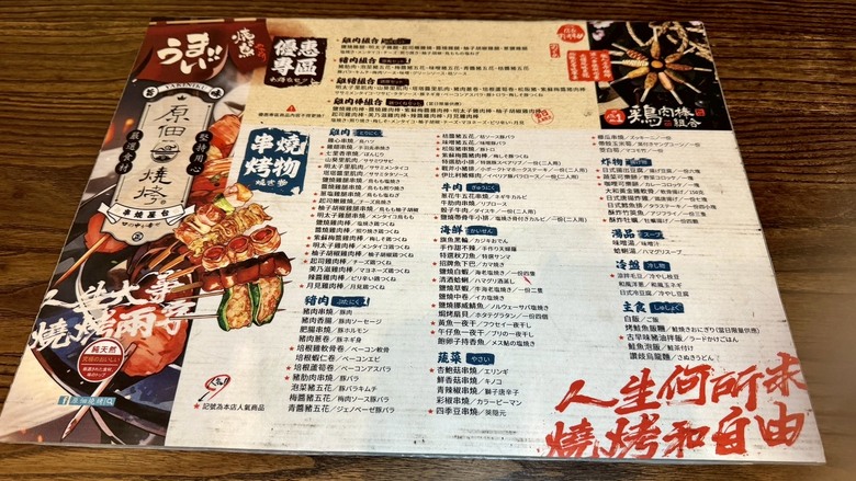 【分享】台南居酒屋推薦|原佃燒烤|南紡對面巷內,出餐慢但值得等