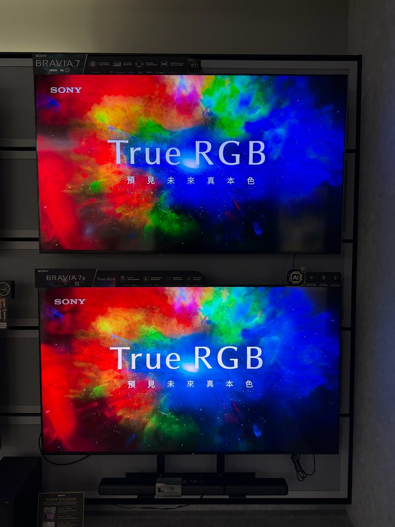 Sony True RGB與Mini LED差在哪？BRAVIA 7、7 II實機比較