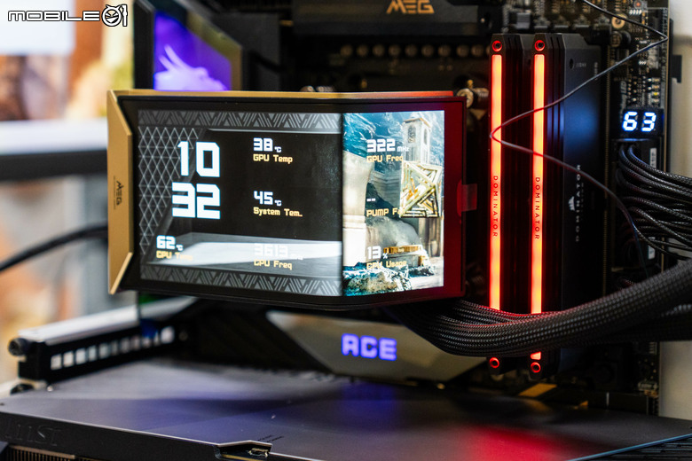 微星 MEG CORELIQUID E15 AIO 水冷散熱器開箱實測 在華麗身形內蘊涵高效散熱性能