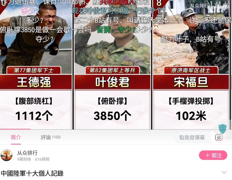 共匪軍驚人的體能紀錄