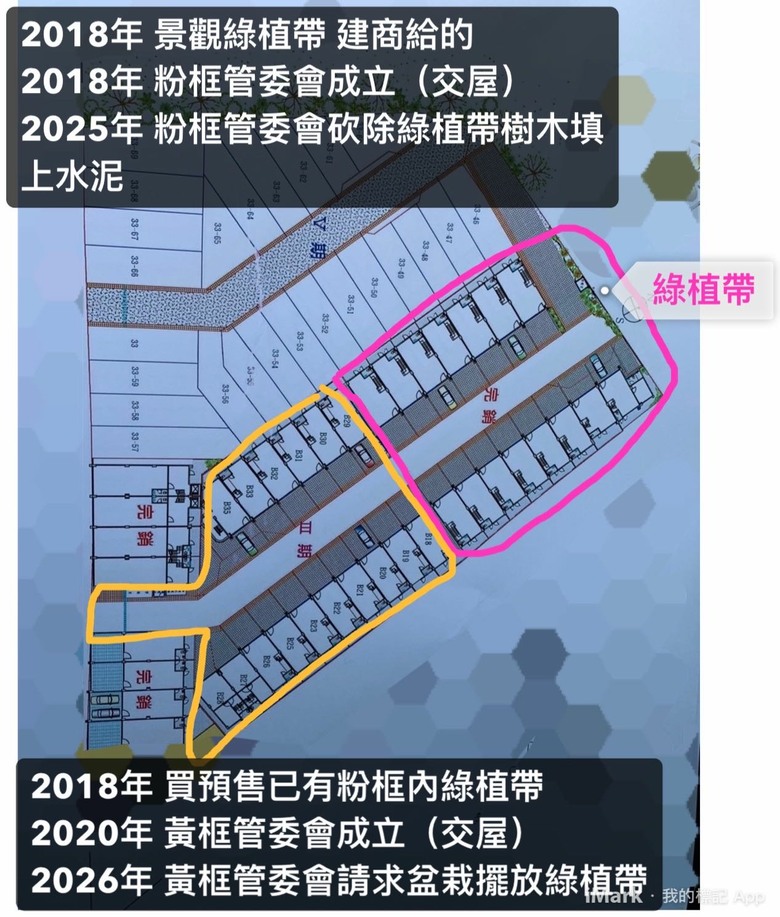 同一條巷子 兩個管委會