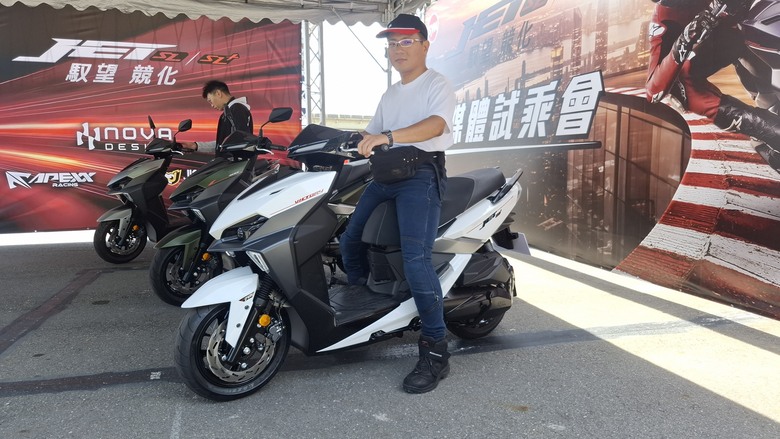 SYM JET SL/SL+ 馭望 競化 in 永安卡丁賽車場