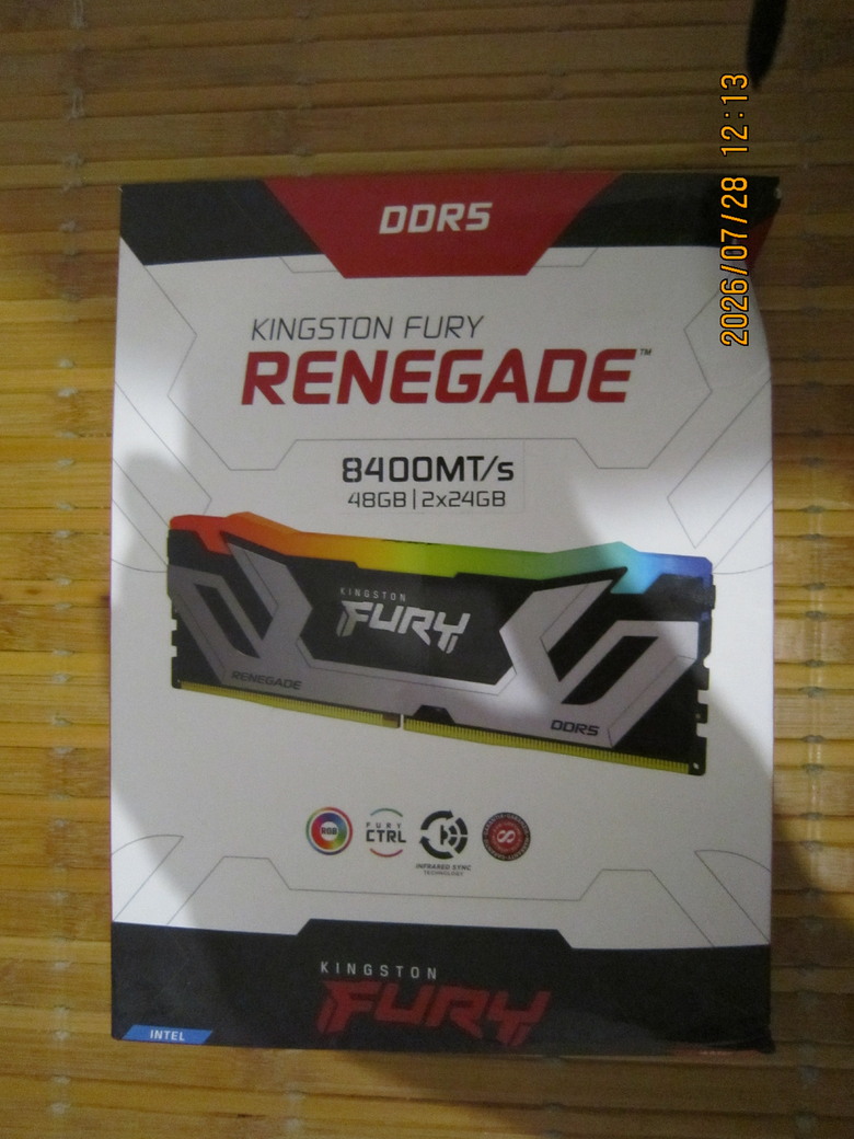 Kingston 金士頓 FURY Renegade反叛者 DDR5-8400 48GB(24GBx2)RGB桌上型超頻記憶體-黑(KF584CU40RSAK2-48)CUDIMM記憶體開箱分享與測試