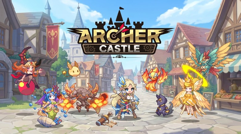 《弓姬城塞：放置守城 RPG》7月22日 正式上線 Archer Castle : AFK Idle RPG 韓國二次元像素風格 | 移動機動要塞 技能自由組合 極限部位破壞 爽快割草全螢幕一擊清場