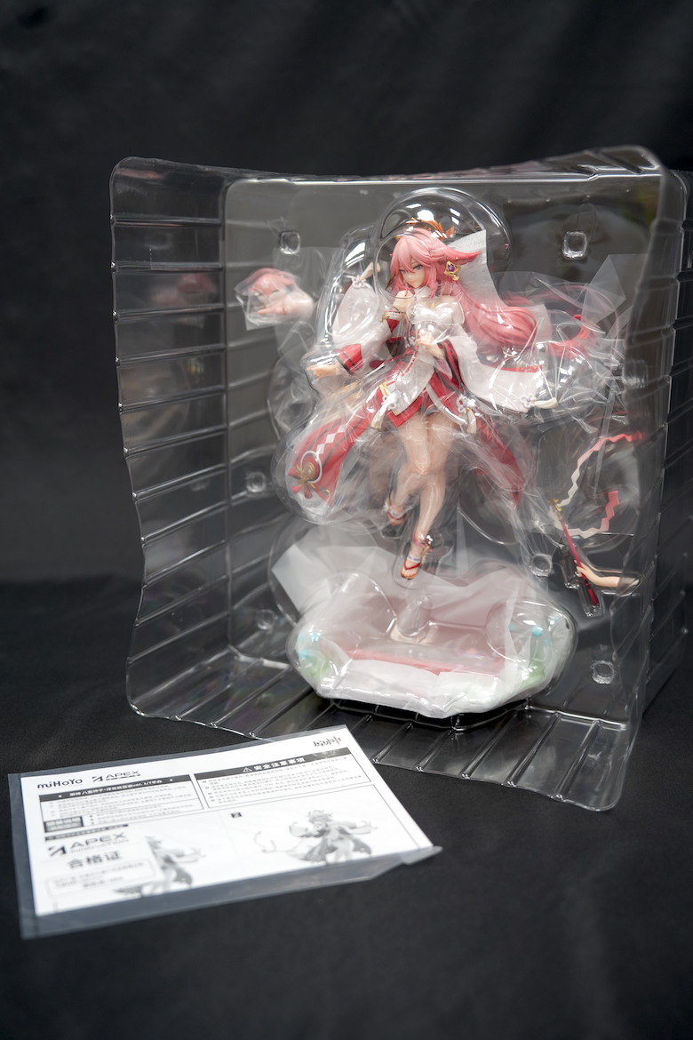 APEX 1/7《原神》八重神子 浮世笑百姿 Ver. 開箱! 原神人物模型誠意之作
