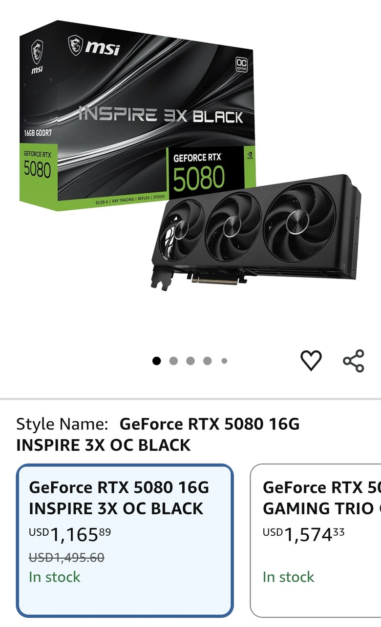 微星rtx5080，英馬$38000，有需要網友可衝（優惠已完結）