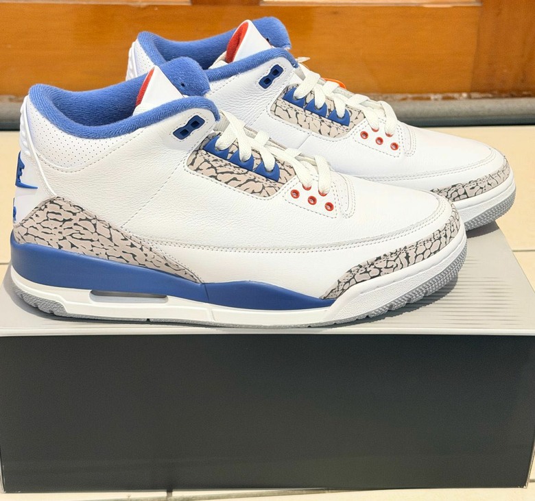 AIR JORDAN 3 RETRO TRUE BLUE 2026 開箱
