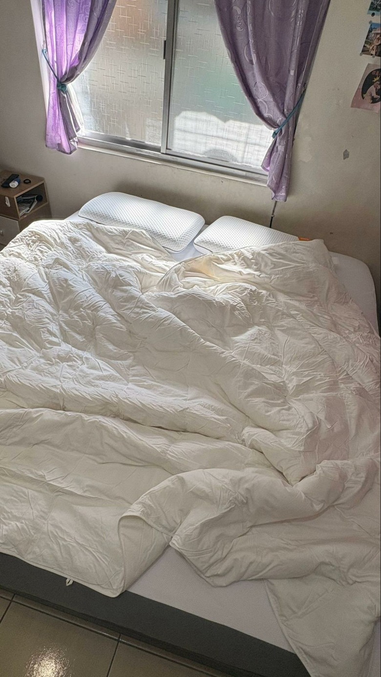 為了改善睡眠品質，決定換了床墊