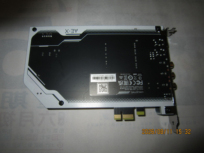Creative Sound Blaster AE-X 開箱分享