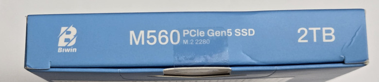 【開箱簡測】Biwin M560 PCIe Gen5.0 x4 NVMe HMB 2TB SSD 效能簡測 (圖多)