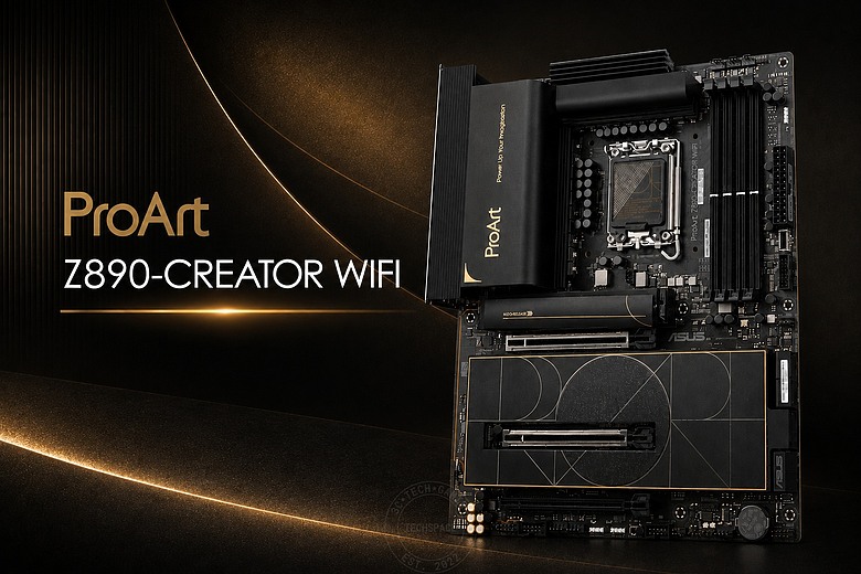 創作者的黑金夢幻神器！ASUS ProArt Z890-CREATOR WIFI 主機板開箱：雙 Thunderbolt 5 與 10G 網卡一次滿足