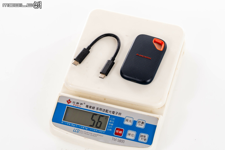 SanDisk Extreme Portable SSD（E70）攜帶式固態硬碟開箱試用 小巧體積內兼具大容量與高速傳輸性能