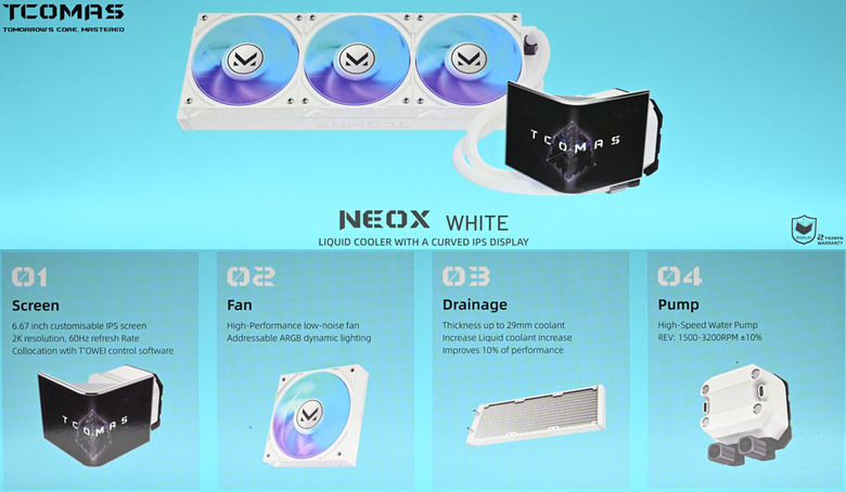 鈦鉭科技TCOMAS幻世NEOX 360一體式水冷散熱器開箱