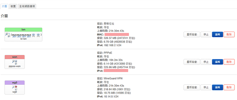 OpenWrt 建置 WireGuard