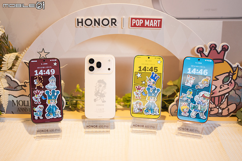 榮耀進駐味全龍大巨蛋音樂盛典，HONOR 600 Pro MOLLY 限量版同步開賣！