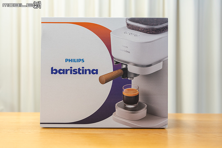 飛利浦 Philips Baristina 一滑即萃義式咖啡機開箱實測|一滑完成現磨咖啡,讓每天在家喝精品咖啡變得更簡單