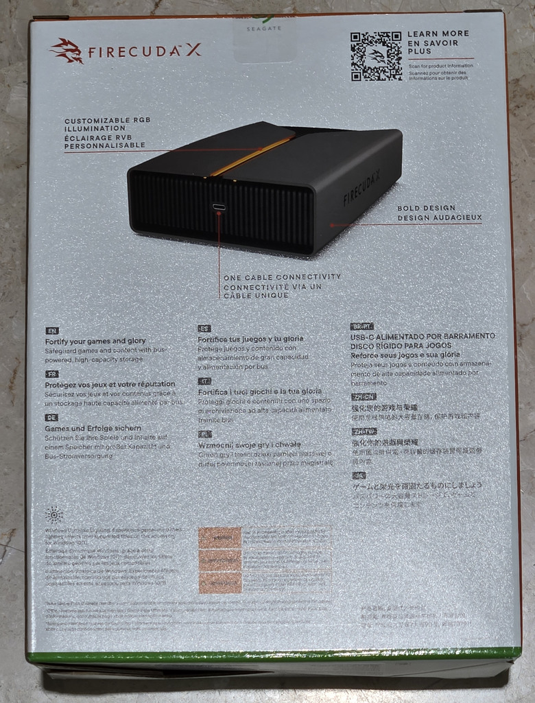 【開箱簡測】Seagate FireCuda X Vault 8TB 效能簡測 (圖多)