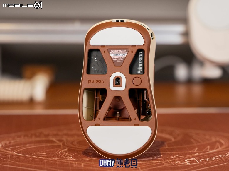 信仰喜+1 貓頭鷹聯名滑鼠 Pulsar Feinmann F01 Noctua Edition