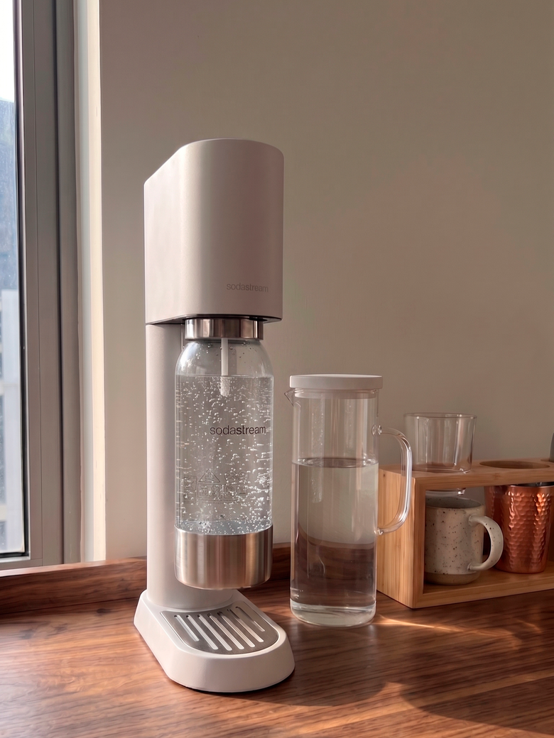 開箱Sodastream ENSO氣泡水機 銀月沙