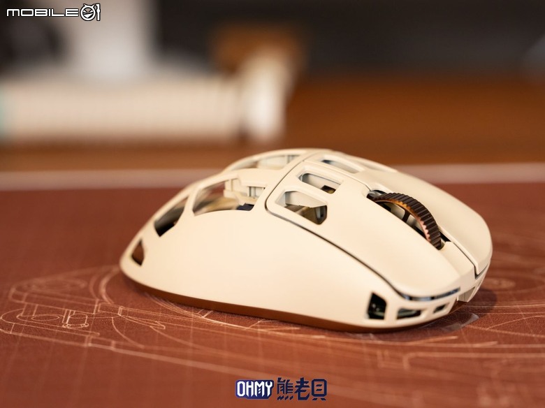 信仰喜+1 貓頭鷹聯名滑鼠 Pulsar Feinmann F01 Noctua Edition