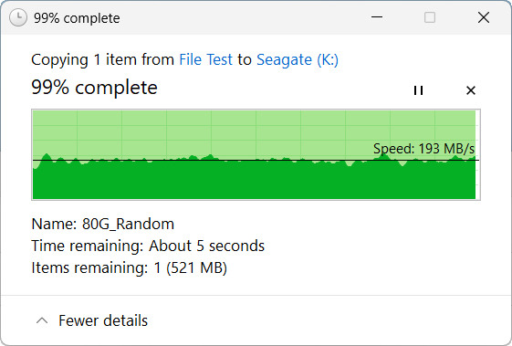 【開箱簡測】Seagate FireCuda X Vault 8TB 效能簡測 (圖多)
