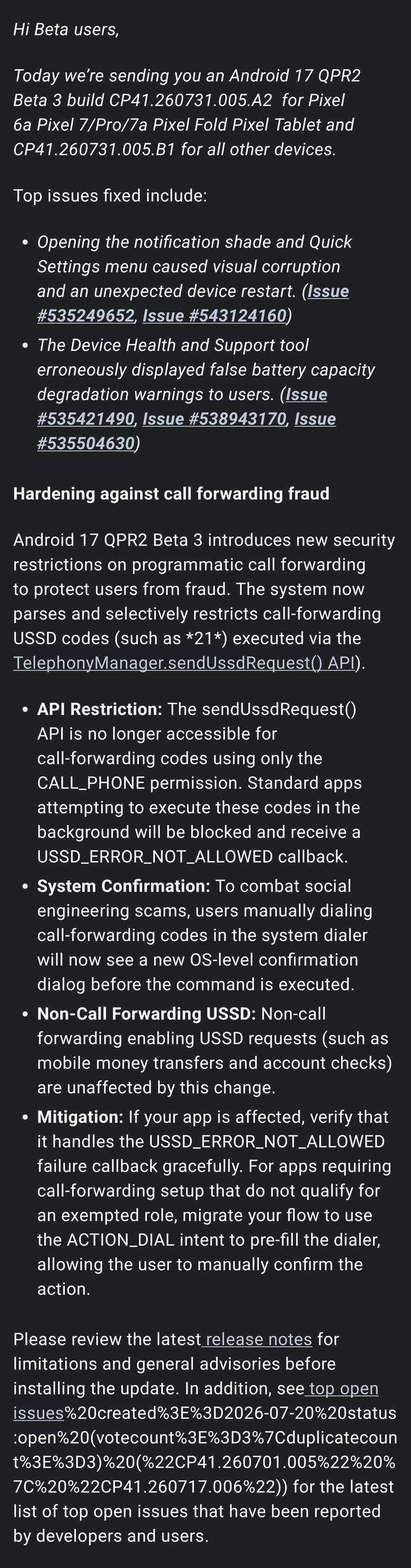 [ Android 17 QPR2 Beta 3 OTA ]