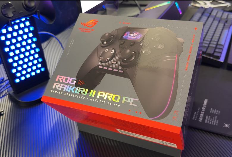【新品開箱】ROG Raikiri II Pro PC 手把開箱 I 8K 無線輪詢率、TMR 熱插拔搖桿！