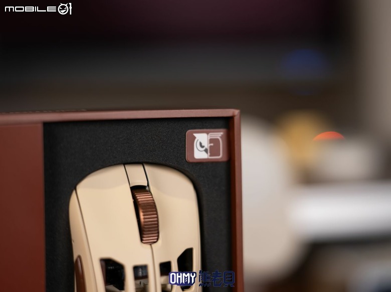 信仰喜+1 貓頭鷹聯名滑鼠 Pulsar Feinmann F01 Noctua Edition