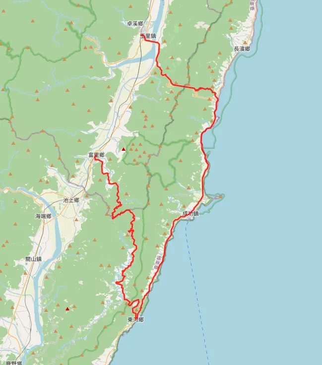2026/06/27-28 跑步 - 104 公里 - 富里 &rarr;（台23）東河 &rarr;（台9）寧埔 &rarr;（台30）玉里