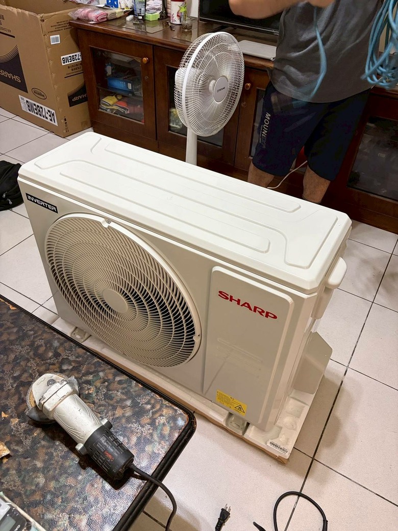 SHARP冷暖變頻冷氣開箱
