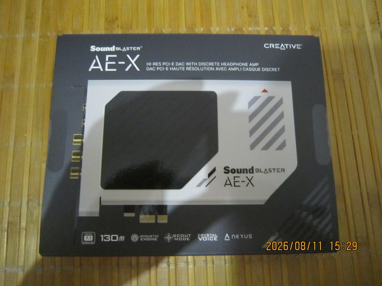 Creative Sound Blaster AE-X 開箱分享