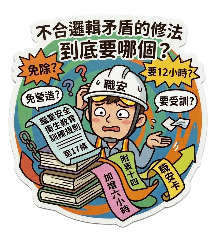 第 7 講：職安人員、職安業務主管必須接受一般安全衛生教育？臺灣職安卡之亂亂10講，不懂亂亂貢，太外行請勿見怪~