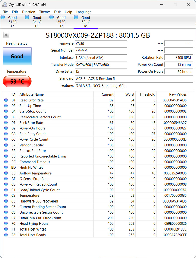 【開箱簡測】Seagate FireCuda X Vault 8TB 效能簡測 (圖多)