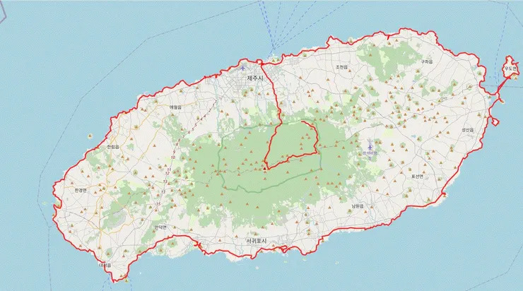 濟州島跑步環島 (09/22-09/28) - 315.9公里