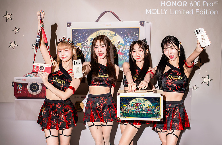 榮耀進駐味全龍大巨蛋音樂盛典，HONOR 600 Pro MOLLY 限量版同步開賣！