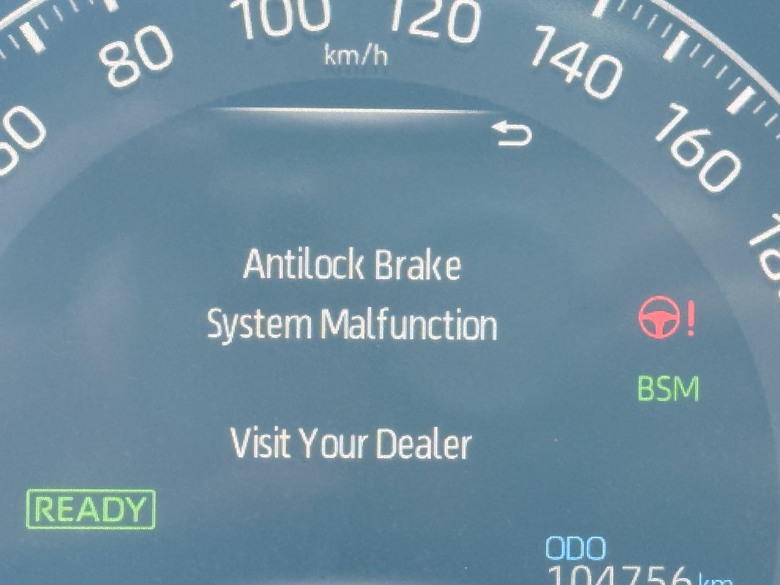 RAV4 2021款儀表燈異常亂閃